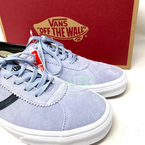 🎄 Santa’s Special 🎁 VANS Sport Zen Low Top Blue Suede Men’s Size 10.5 Sneak - Picture 8 of 10